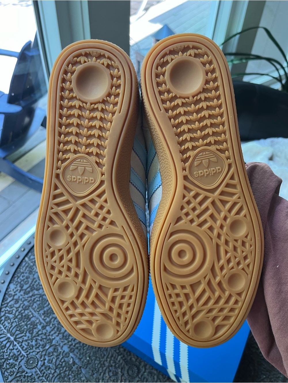 ADIDAS HANDBALL SPEZIAL SNEAKERS ALUMINUM SKY 38 2/3 7 US - Picture 9 of 9